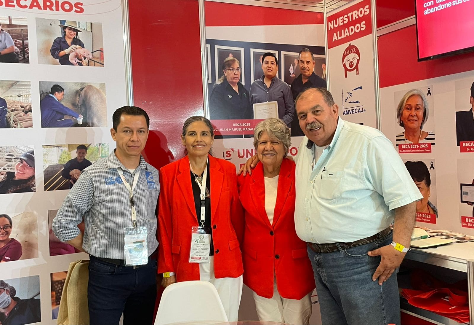 Martha Acosta Foundation present at the 4th Intercontinental Congress of Swine Farmers