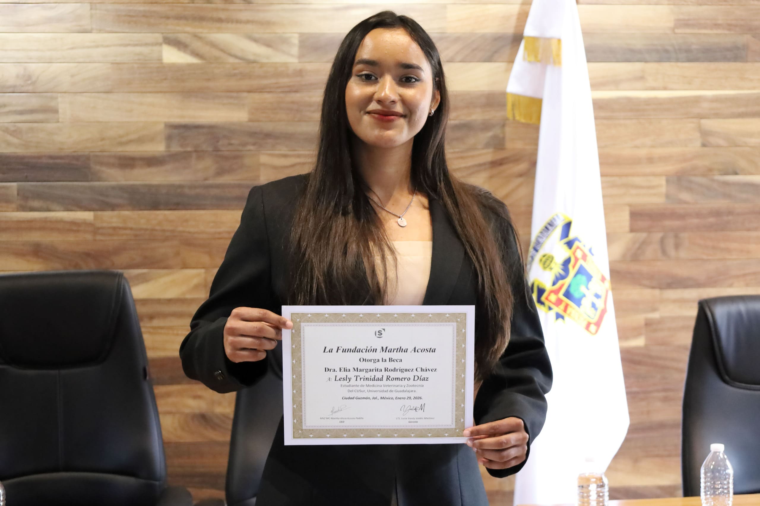 CUSur fue sede de la entrega de la Beca Dra. Elia Margarita Rodríguez Chávez otorgada por la Fundación Martha Acosta A.C.